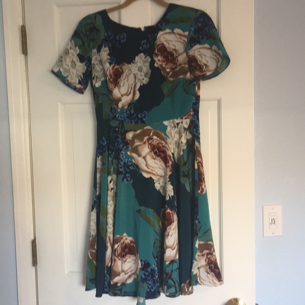 Anthropologie floral dress